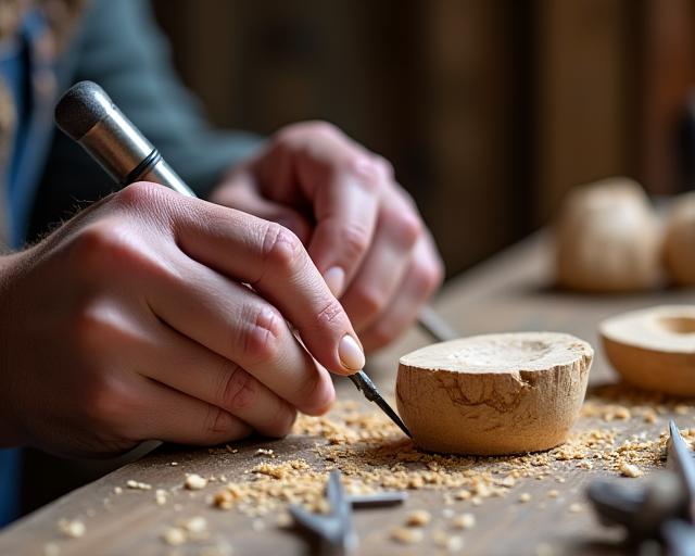 Traditional Swiss woodcarving workshop